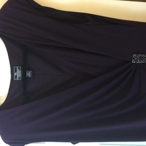 Dark Purple Evening Dress